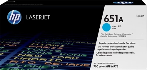 Original HP 651A / CE341A Toner Cyan bis zu 16000 Seiten