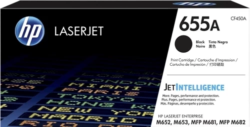 Original HP 655A / CF450A Toner Schwarz bis zu 12500 Seiten