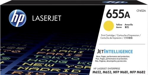 Original HP 655A / CF452A Toner Gelb bis zu 10500 Seiten