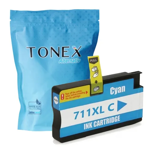 TONEX alternativ für HP 711 / CZ130A Tinte Cyan 30ml