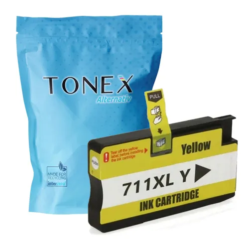 TONEREXPERT Premium Kompatibel für HP 711 / CZ132A Tintenpatrone Gelb 30ml