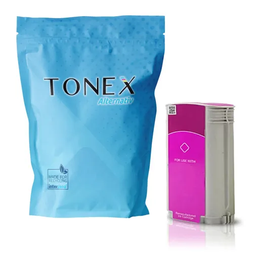 TONEREXPERT Premium Kompatibel für HP 72 / C9372A Tintenpatrone Magenta 130ml