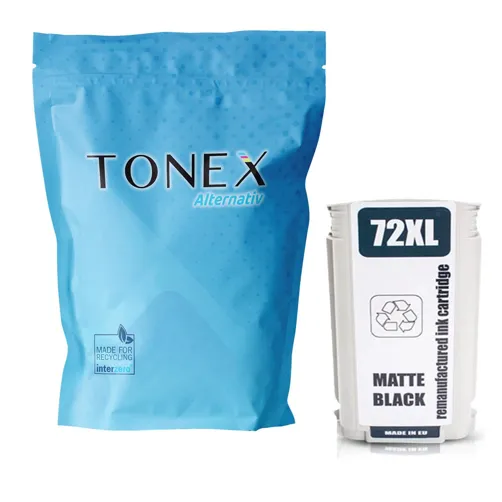 TONEX alternativ für HP 72 / C9403A Tinte Matt Schwarz 130ml