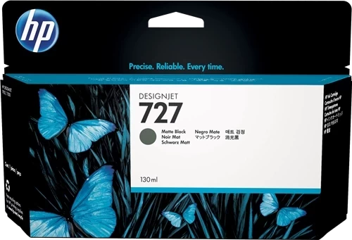 Original HP 727 / B3P22A Tinte Schwarz Matt Schwarz bis zu 3000 Seiten 130ml