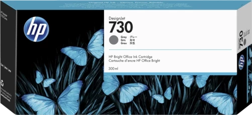 Original HP P2V72A / 730 Tinte Grau 300ml
