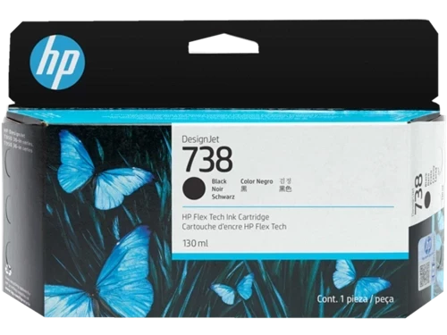 Original HP 498N4A / 738 Tinte Schwarz 130ml