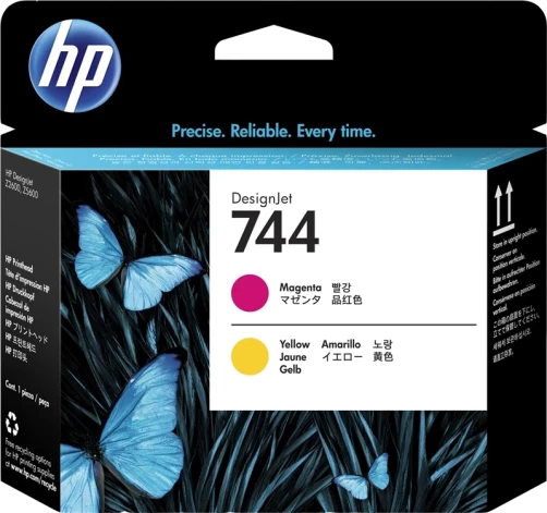 Original HP F9J87A / 744 Resttonerbehälter Magenta Gelb bis zu 26000 Seiten