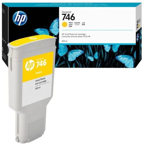 HP Original 746 / P2V79A Tintenpatrone Gelb 300ml