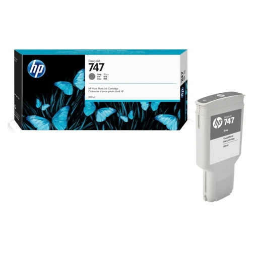 Original HP 747 / P2V86A Tinte Grau 300ml