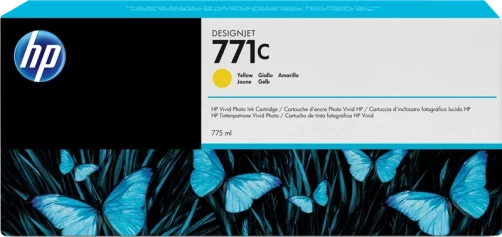 Original HP B6Y10A / 771C Tinte Gelb 775ml