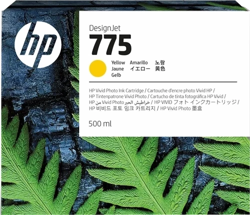 HP Original 775 / 1XB19A Tintenpatrone Gelb 500ml