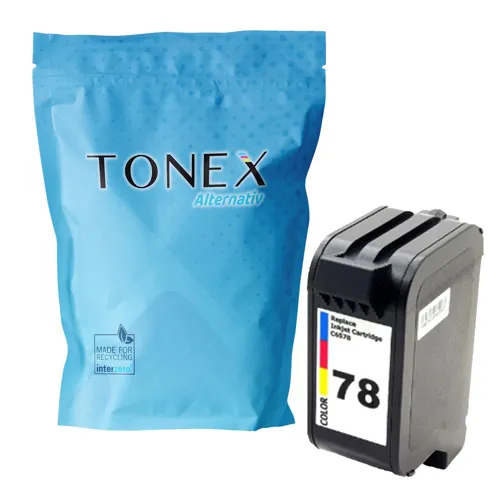 TONEX alternativ für HP 78 / C6578AE Tinte Color bis zu 900 Seiten 40ml Tri-Color