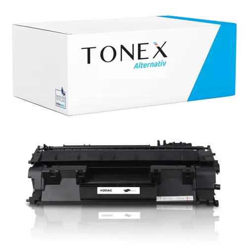 TONEX alternativ für HP 80A / CF280A Toner Schwarz bis zu 2700 Seiten