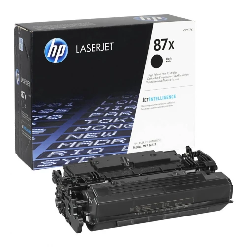 HP Original 87X / CF287X Tonerkartusche Schwarz bis zu 18000 Seiten