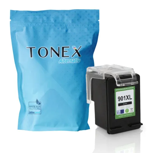 TONEREXPERT Premium Kompatibel für HP 901XL / CC654AE Tintenpatrone Schwarz bis zu 850 Seiten