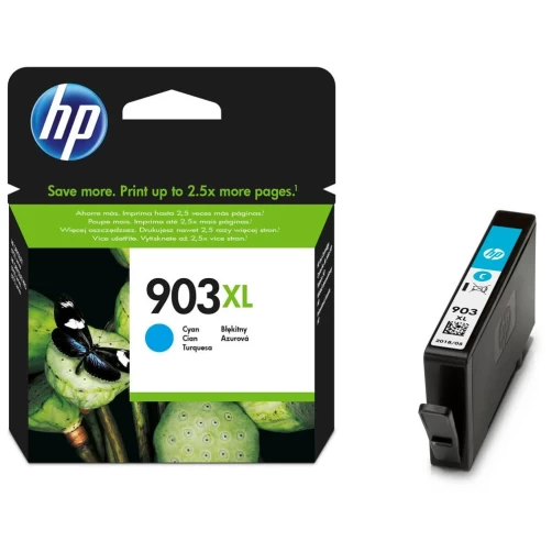 Original HP 903XL / T6M03AE Tinte Cyan bis zu 825 Seiten 10ml