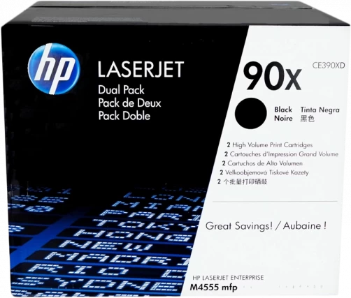 Original HP 90X / CE390XD Toner Schwarz bis zu 24000 Seiten Multipack