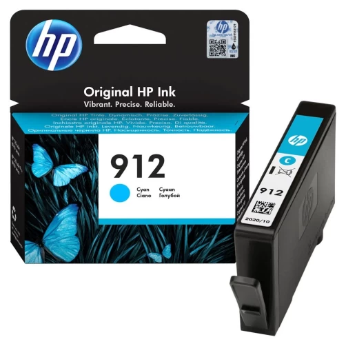 HP Original 912 / 3YL77AE Tintenpatrone Cyan bis zu 315 Seiten