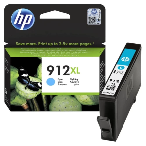 Original HP 912XL / 3YL81AE Tinte Cyan bis zu 825 Seiten 10ml