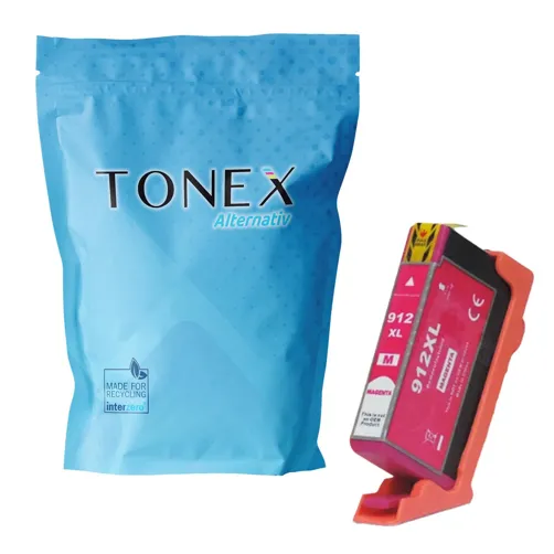 TONEX alternativ für HP 912XL / 3YL82AE Tinte Magenta bis zu 825 Seiten