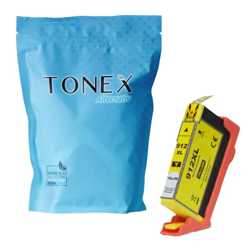 TONEREXPERT Premium Kompatibel für HP 912XL / 3YL83AE Tintenpatrone Gelb bis zu 825 Seiten