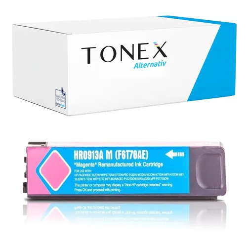 TONEREXPERT Premium Kompatibel für HP 913A / F6T78AE Tintenpatrone Magenta bis zu 3000 Seiten