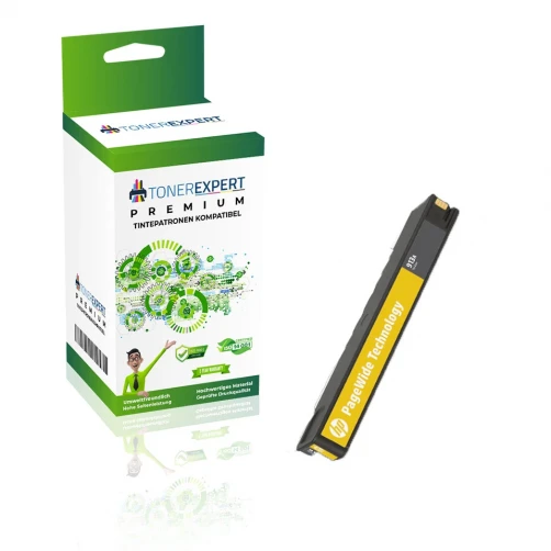 TONEREXPERT Premium Kompatibel für HP 913A Tintenpatrone Gelb bis zu 3000 Seiten