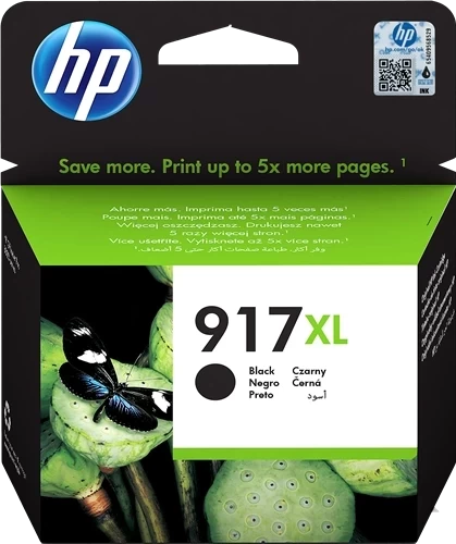 HP Original 917XL / 3YL85AE Tintenpatrone Schwarz bis zu 1500 Seiten