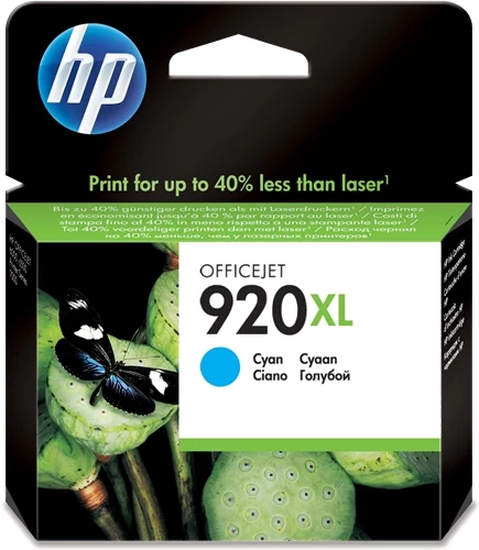 Original HP 920XL / CD972AE Tinte Cyan bis zu 700 Seiten 8ml