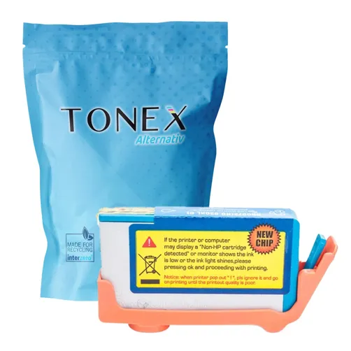 TONEREXPERT Premium Kompatibel für HP 920XL / CD972AE Tintenpatrone Cyan bis zu 700 Seiten 14ml