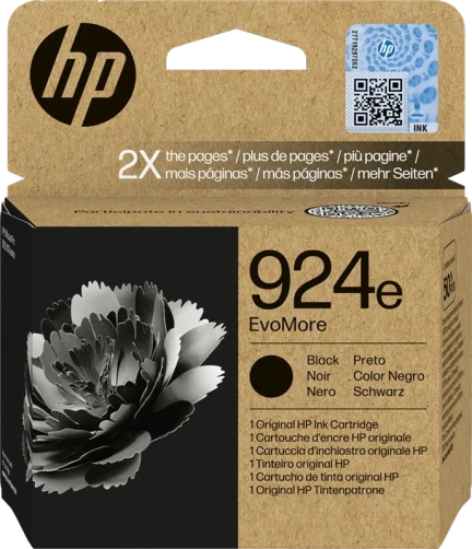 Original HP 924e / 4K0V0NE Tinte Schwarz bis zu 1000 Seiten