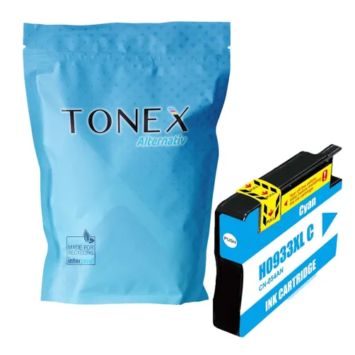 TONEX alternativ für HP 933XL / CN054AE Tinte Cyan bis zu 825 Seiten