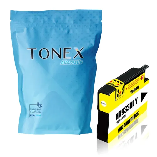 TONEREXPERT Premium Kompatibel für HP 933XL / CN056AE Tintenpatrone Gelb bis zu 825 Seiten