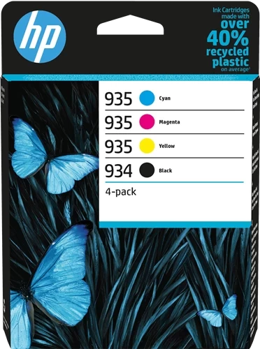 Original HP 934-935 / 6ZC72AE Tinte Schwarz Cyan Magenta Gelb Multipack