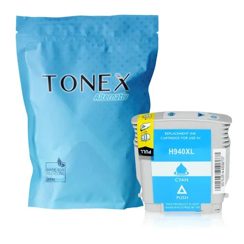 TONEX alternativ für HP 940XL / C4907AE Tinte Cyan bis zu 1400 Seiten