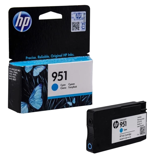 HP Original 951 / CN050AE Tintenpatrone Cyan bis zu 700 Seiten