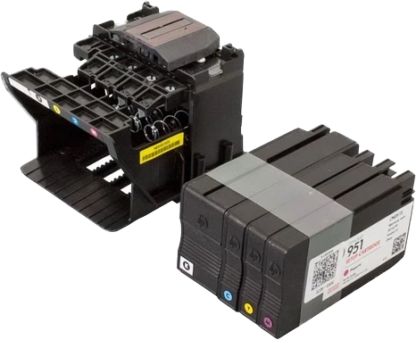 Original HP CR324A / 951 Resttonerbehälter Schwarz Cyan Magenta Gelb bis zu 5000 Seiten