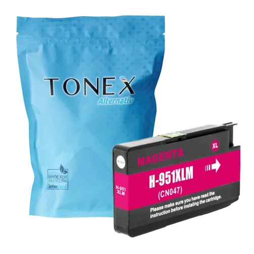 TONEREXPERT Premium Kompatibel für HP 951XL / CN047AE Tintenpatrone Magenta bis zu 1500 Seiten