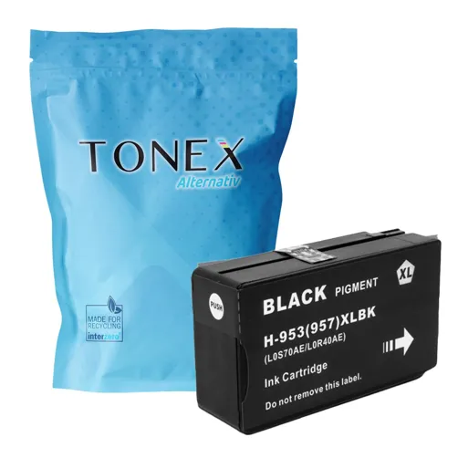 TONEREXPERT Premium Kompatibel für HP 953XL / L0S70AE Tintenpatrone Schwarz bis zu 2500 Seiten