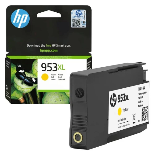 HP Original 953XL / F6U18AE Tintenpatrone Gelb bis zu 1600 Seiten 20ml