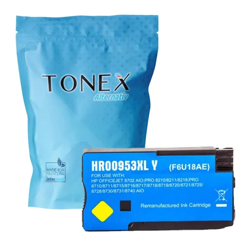 TONEX alternativ für HP 953XL / F6U18AE Tinte Gelb bis zu 1700 Seiten