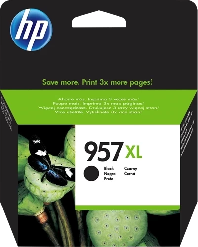HP Original 957XL / L0R40AE Tintenpatrone Schwarz bis zu 3000 Seiten