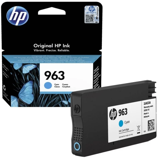 Original HP 963 / 3JA23AE Tinte Cyan bis zu 700 Seiten 11ml