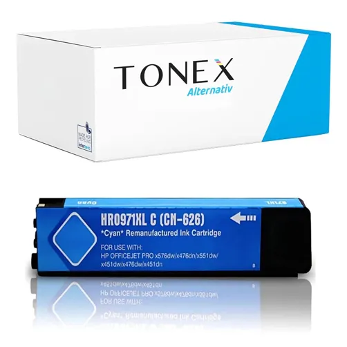 TONEX alternativ für HP 970XL / CN625AE Tinte Schwarz bis zu 9200 Seiten