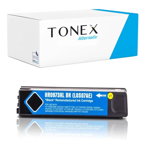 TONEX alternativ für HP 973X / L0S07AE Tinte Schwarz bis zu 10000 Seiten
