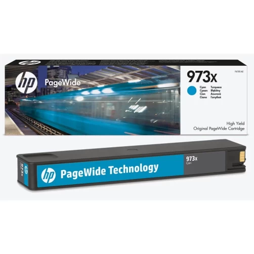 Original HP 973X / F6T81AE Tinte Cyan bis zu 7000 Seiten 86ml