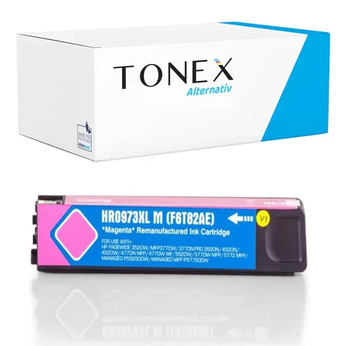 TONEREXPERT Premium Kompatibel für HP 973X / F6T82AE Tintenpatrone Magenta bis zu 7000 Seiten