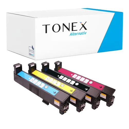 TONEX alternativ für HP 823A Toner Schwarz Cyan Magenta Gelb Spar-Set