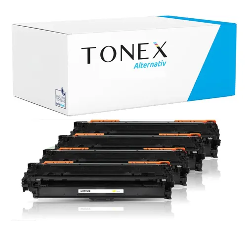 TONEX alternativ für HP 650A Toner Schwarz Spar-Set