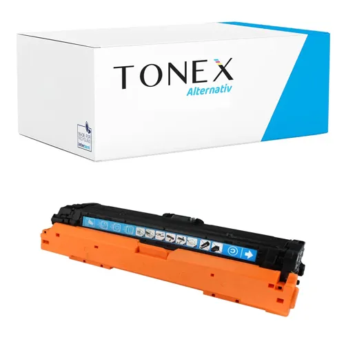 TONEREXPERT Premium Kompatibel für HP 650A / CE271A Tonerkartusche Cyan bis zu 15000 Seiten